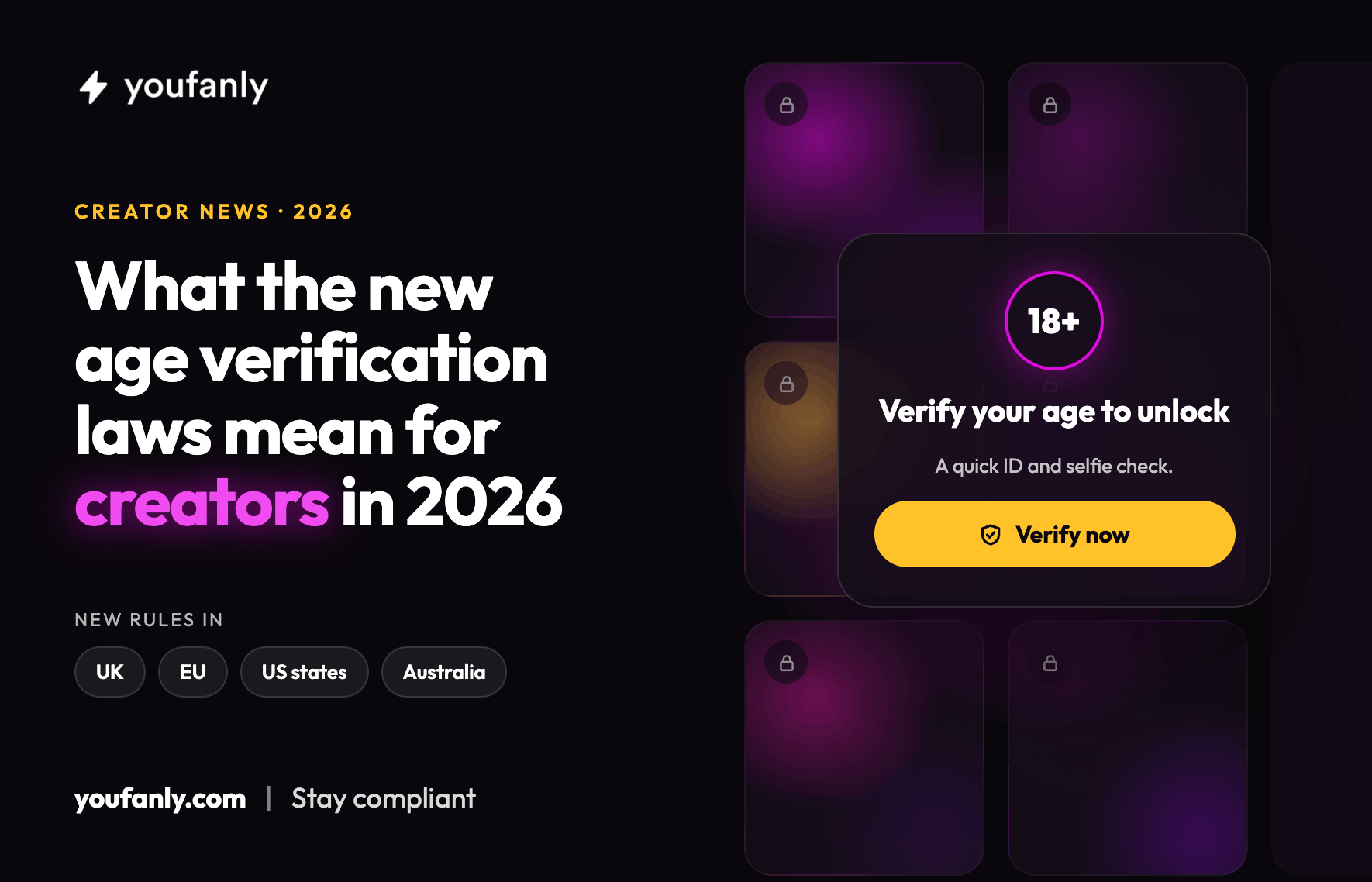 What the New Age Verification Laws Mean for Creators in 2026